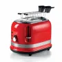 Ariete 149 toaster met tang voor 2 boterhammen - automatische uitworp - ontdooien - 6 bruiningsstanden - 800 watt - Modern Line - rood