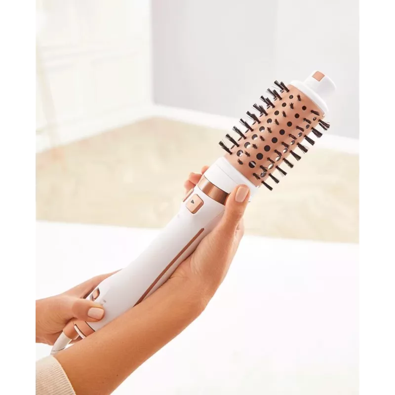 Rowenta Brush Activ Ultimate Care CF9720 heteluchtborstel warm koper, wit 2 m