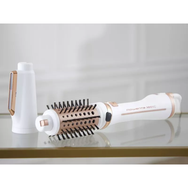 Rowenta Brush Activ Ultimate Care CF9720 heteluchtborstel warm koper, wit 2 m