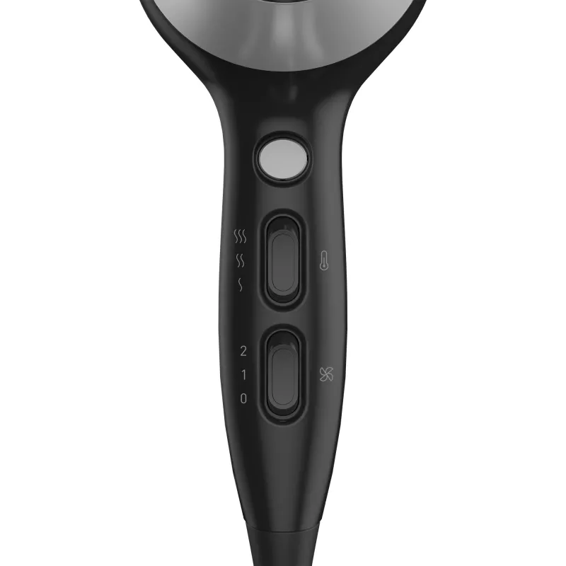 Grundig HD 6080 B haardroger 2200 W zwart, zilver
