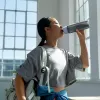 Brita Fill & Go Active 1052248 waterfilterfles, incl. 2 MicroDisc, donkerblauw
