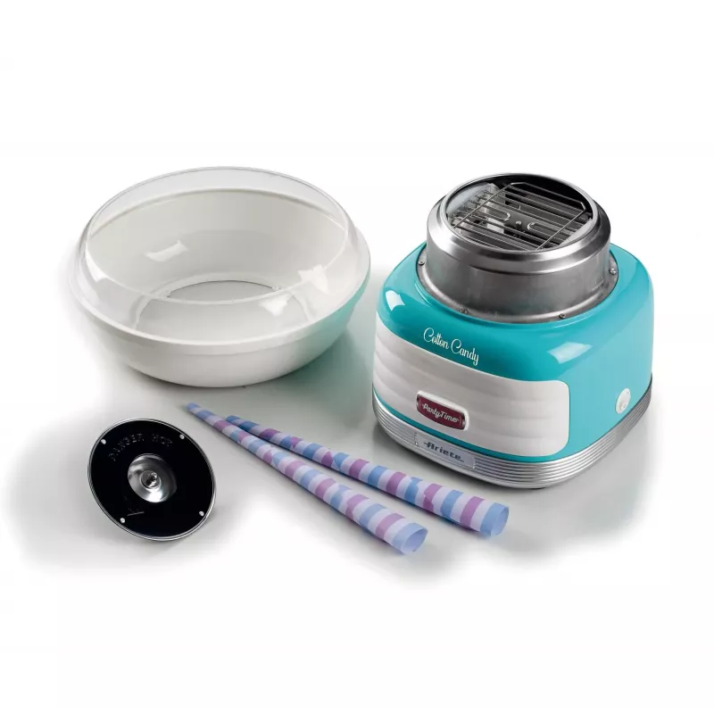 Ariete 2973/01 suikerspinmachine blauw zilver wit