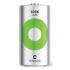 GP Batteries ReCyko GPRCK300C136C2 oplaadbare batterij C (Baby), NiMH 3000 mAh 1,2 V, 2 st.