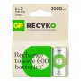GP Batteries ReCyko GPRCK300C136C2 oplaadbare batterij C (Baby), NiMH 3000 mAh 1,2 V, 2 st.