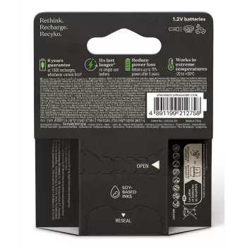 Oplaadbare batterij GP Batterien ReCyko Pro GPRCP80AAA174C4 AAA NiMH 14g