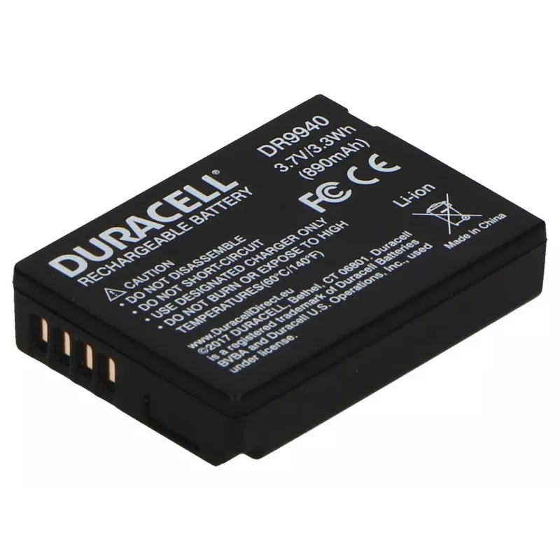Duracell camera-accu – vervangt Panasonic DMW-BCG10 accu