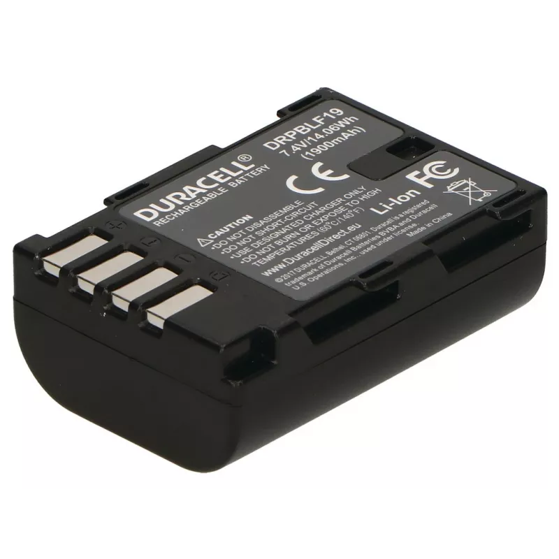 Duracell camera-accu - vervangt Panasonic DMW-BLF19E accu