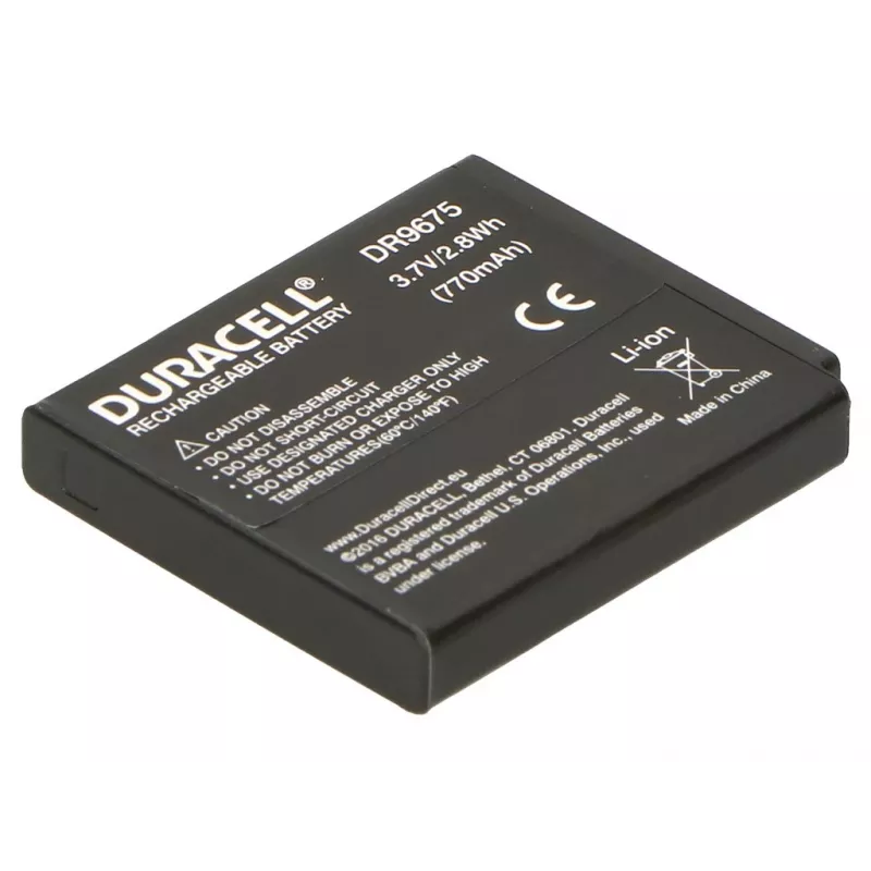 Duracell camera-accu - vervangt Pentax D-LI68 accu