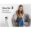 Conceptronic 3-poorts 67W GaN USB PD oplader met USB-C oplaadkabel, USB-C x 2, USB-A x 1, QC 3.0, PPS