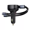Baseus Enjoyment Pro 60W auto-oplader USB-kabel