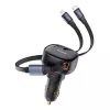 Baseus Enjoyment Pro 60W auto-oplader USB-kabel