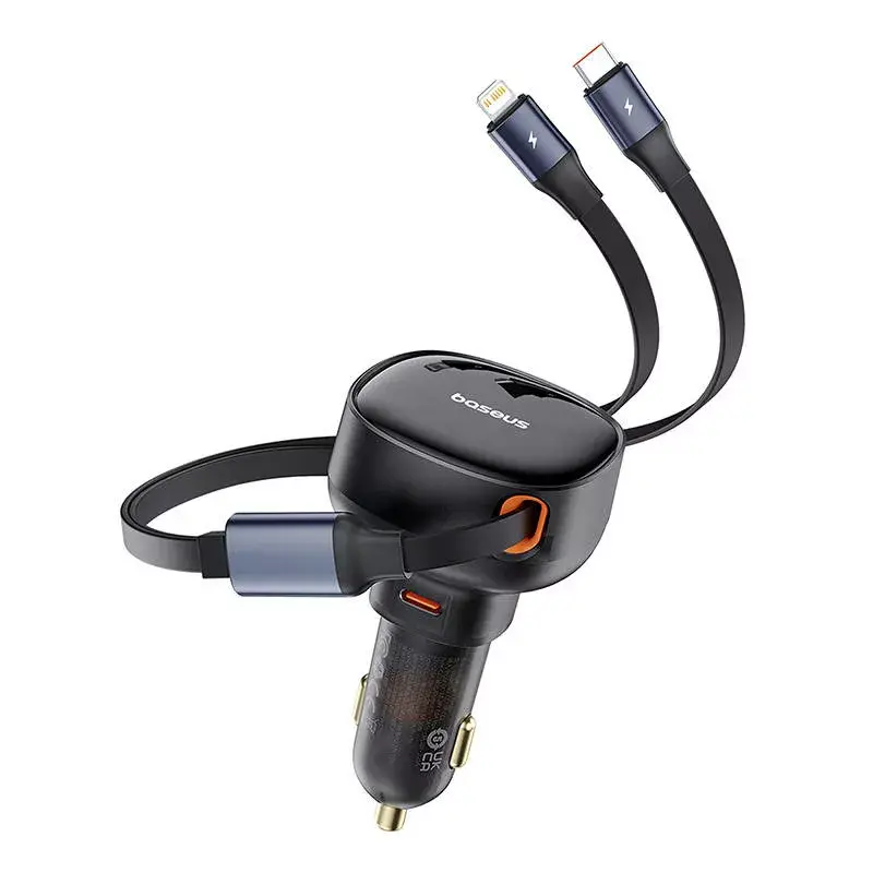 Baseus Enjoyment Pro 60W auto-oplader USB-kabel