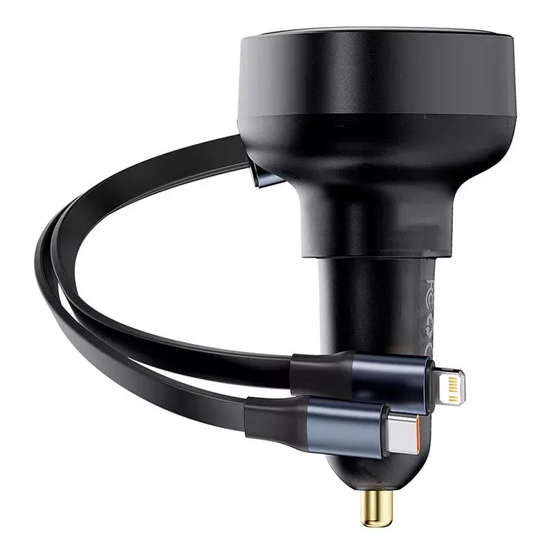 Baseus Enjoyment Pro 60W auto-oplader USB-kabel