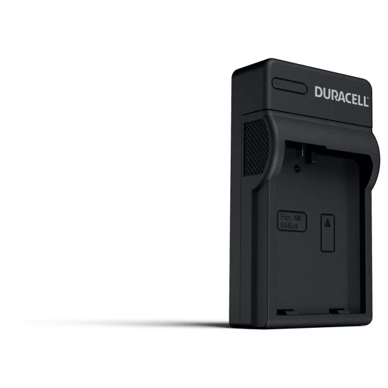 Duracell acculader voor digitale camera, USB, indoor acculader, Nikon EN-EL14, zwart, 5 V, 5 V