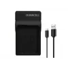 Duracell acculader voor digitale camera, USB, indoor acculader, Nikon EN-EL14, zwart, 5 V, 5 V