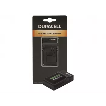 Duracell acculader voor digitale camera, USB, indoor acculader, Sony NP-FP50, 70, 90, 51, 71, 91, zwart, 5 V, 5 V