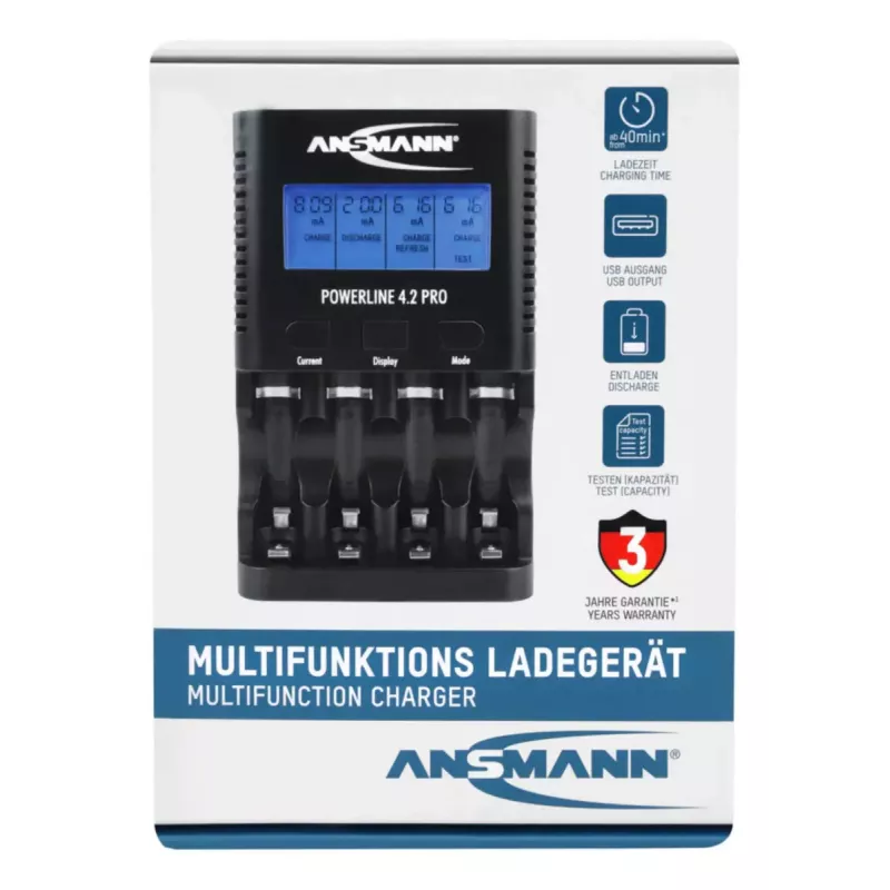 Batterijlader Ansmann Powerline 4.2 Pro