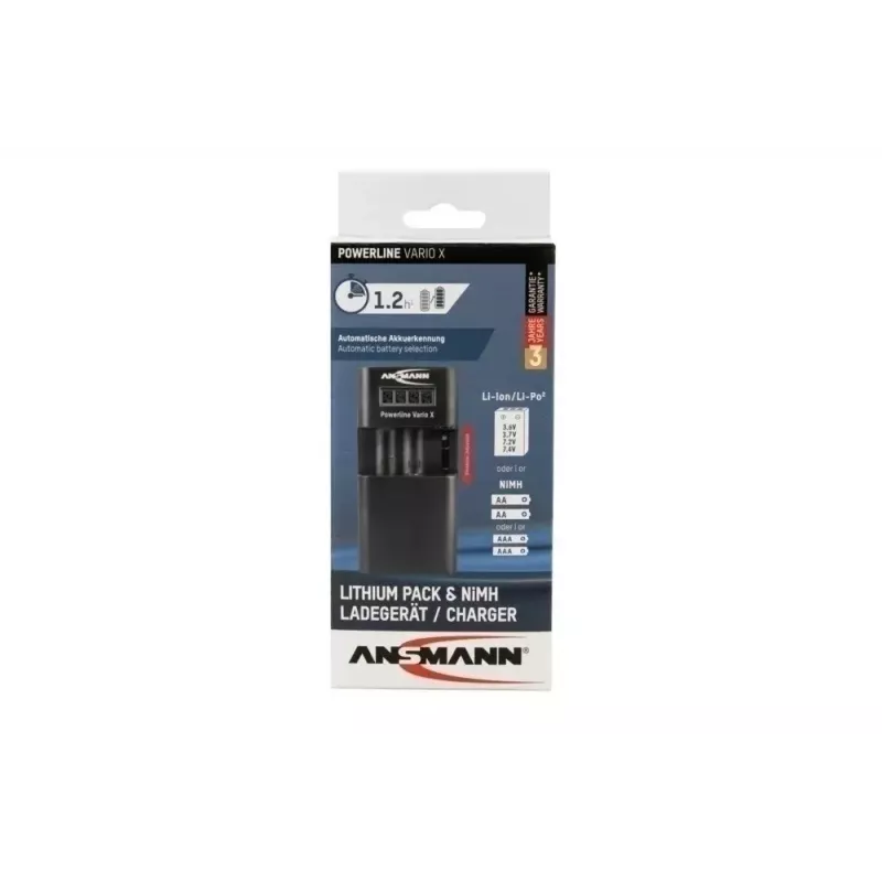 Batterijlader Ansmann Powerline Vario X USB