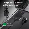 Voeding Intenso W65ACC USB-A- en USB-C-aansluitingen zwart