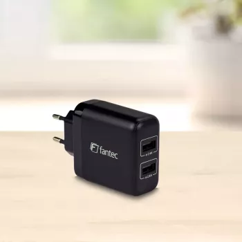 Lader Fantec SC-A244 universeel zwart AC indoor
