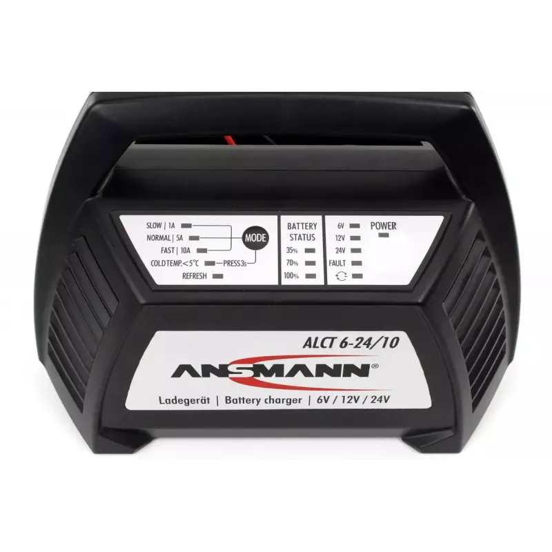 Lader Ansmann ALCT6-24/10 6/12/24 V zwart