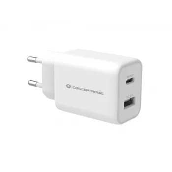 Conceptronic ALTHEA 2-poorts 33W USB PD PPS lader, QC 3.0