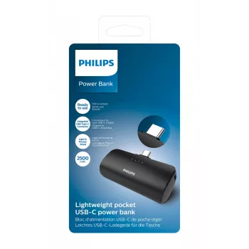 Philips DLP2510C mini-powerbank 2500 mAh, USB-C