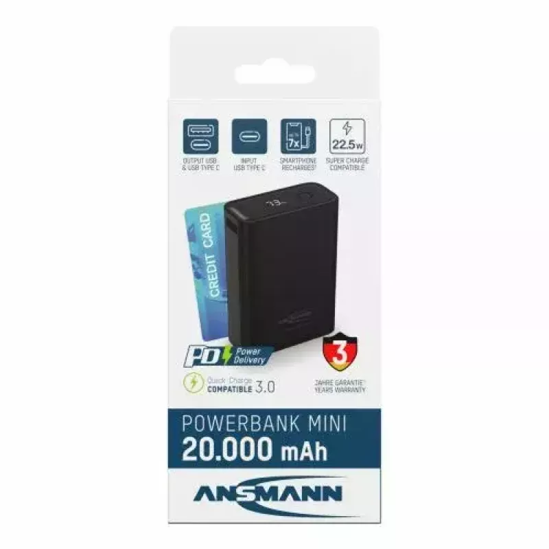 Draagbare batterij Ansmann PB222PD 20000 mAh