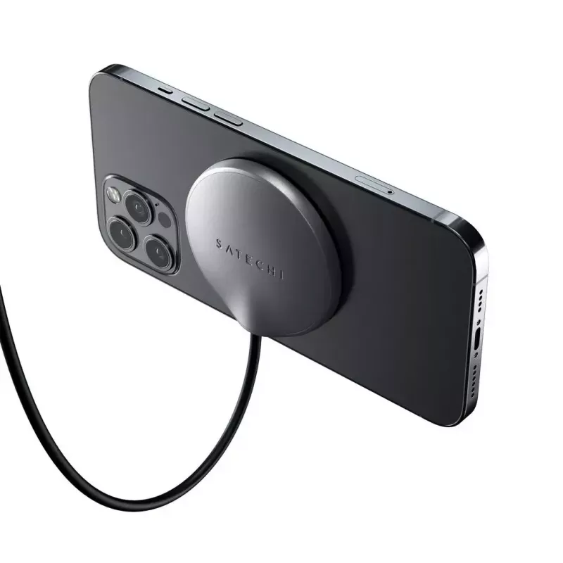 Mobiele telefoonlader Satechi ST-UCQIMCM USB draadloos laden grijs wit