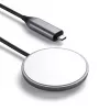 Mobiele telefoonlader Satechi ST-UCQIMCM USB draadloos laden grijs wit