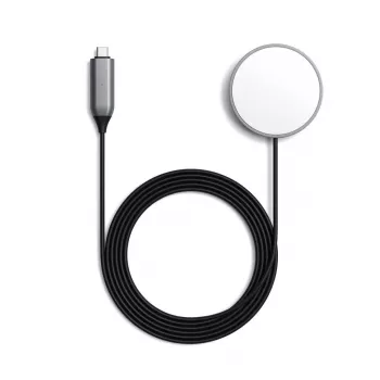 Mobiele telefoonlader Satechi ST-UCQIMCM USB draadloos laden grijs wit