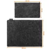 Sleeve Durable Effect 33 cm 13 inch antraciet 1 voorvak effen