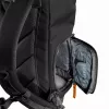 Rugzak Mantona Luis junior zwart bruin leer metaal polyester synthetisch