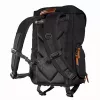 Rugzak Mantona Luis junior zwart bruin leer metaal polyester synthetisch