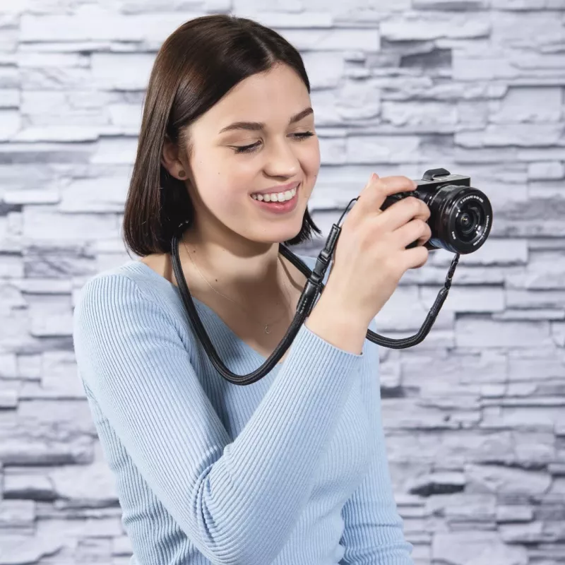 Hama Braid 120 riem digitale camera nylon zwart