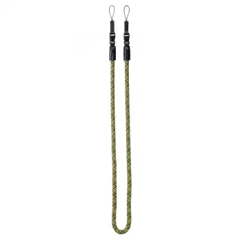 Hama Braid 120 riem digitale camera nylon zwart, geel