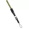 Hama Braid 120 riem digitale camera nylon zwart, geel