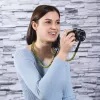 Hama Braid 120 riem digitale camera nylon zwart, geel