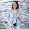 Hama Braid 120 riem digitale camera nylon zwart, geel