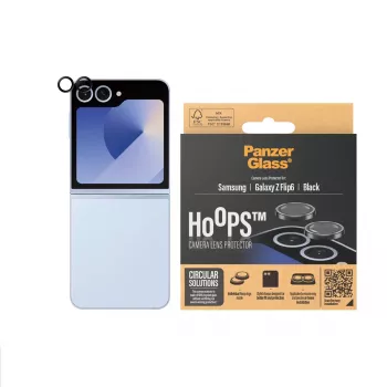 PanzerGlass ® Hoops® cameralensbescherming zwart Samsung Galaxy Z Flip6
