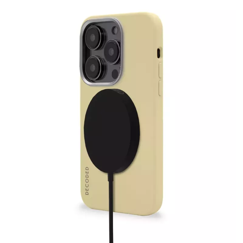 Hoes Decoded D23IPO14PMBCS9SN voor iPhone 14 Pro Max 17 cm geel