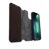 Wallet-hoes Decoded iPhone 14 Plus bruin 6,7 inch 3 kaartvakken