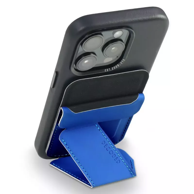 Decoded D24MSCS1GB Blue Silicone kaart-stand-wallet