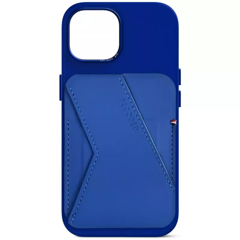 Decoded D24MSCS1GB Blue Silicone kaart-stand-wallet