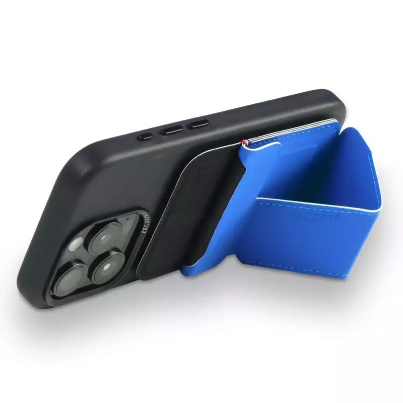 Decoded D24MSCS1GB Blue Silicone kaart-stand-wallet