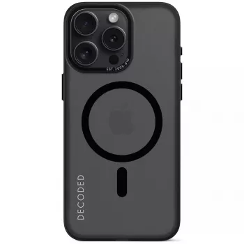Hoes Decoded iPhone 15 Pro Max 17 cm zwart transparant