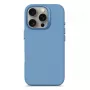 Decoded D25IPO16PBCS9AE antimicrobiële siliconen achterkant voor iPhone 16 Pro, lichtblauw