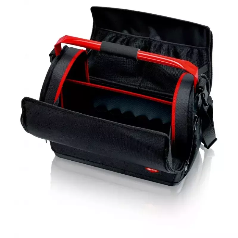 Gereedschapstas Knipex 00 21 08 LE zwart rood polyester