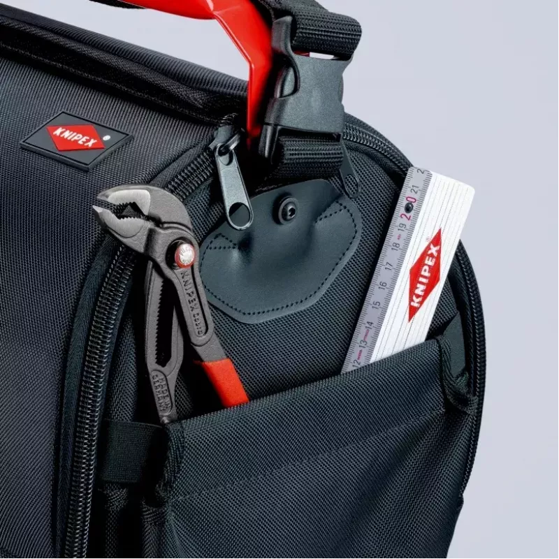 Gereedschapstas Knipex 00 21 08 LE zwart rood polyester