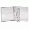 CD dubbel jewelcase Hama 44752 verpakking met 5 voor 2 discs transparant